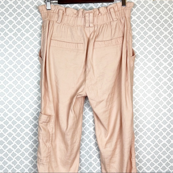 EUC Elevenses Blush Romy Paperbag Linen Pants - Picture 10 of 15